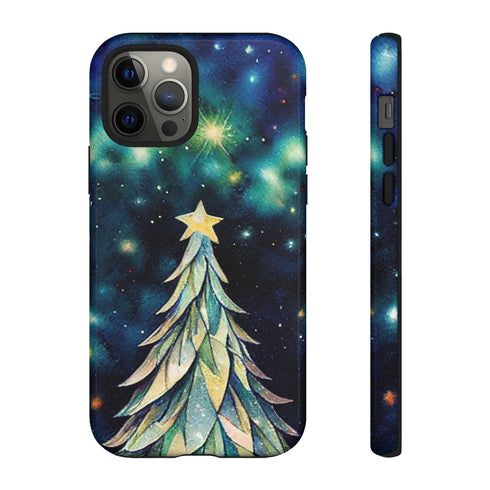 Christmas Tree On a Sky Full of Stars - Impact Resistant Phone Case iPhone 12 Pro Glossy
